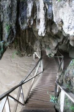 Tham nam lod cave Stock Photos