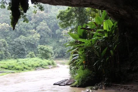 Tham nam lod cave Stock Photos