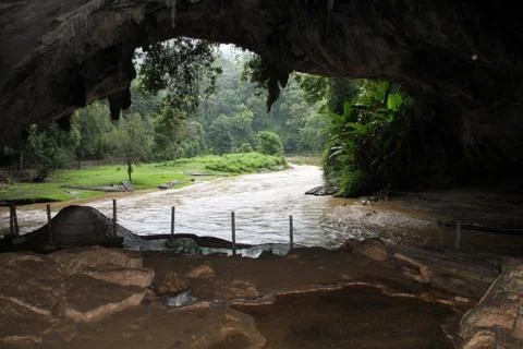 Tham nam lod cave Stock Photos