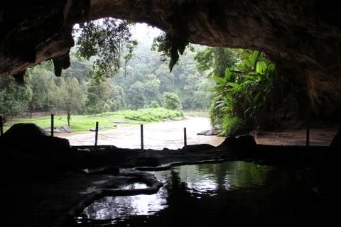 Tham nam lod cave Stock Photos