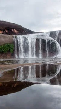Tham Phra Waterfall Stock-Fotos