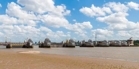 The thames barrier Stock Photos