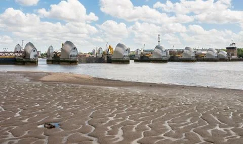 The thames barrier Stock Photos