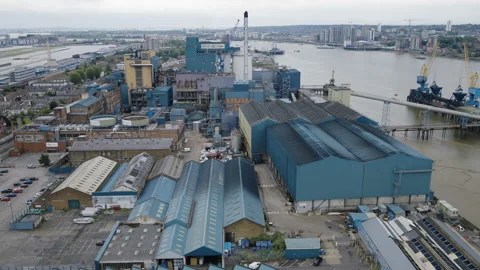 Thames Factory Stock Footage 157067533