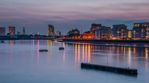 Thames London Stock Footage 32054548