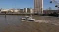 Thames Police boat. HD Footage