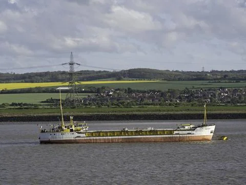 At the thames river in england Stock Photos
