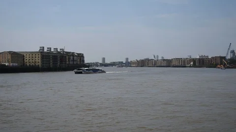 Thames River Stock Footage 90379923