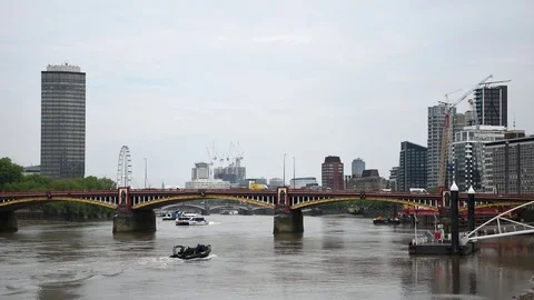 Thames River Stock Footage 90835889