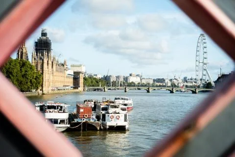 The Thames river in London Stock Photos