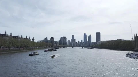 Thames seen from above. Stock Footage 276607266