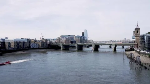 Thames seen from above. 스톡 동영상 276607268