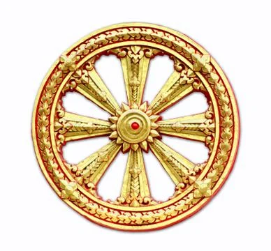 Thammachak wheel Stock Photos