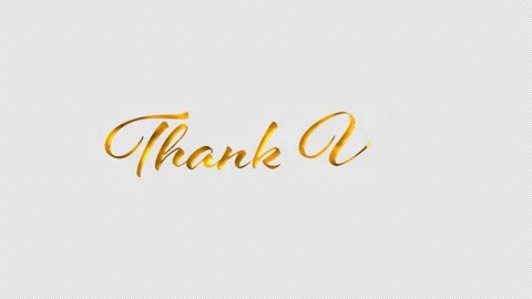 Thank you animated text Видео 221834080