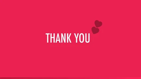 Thank you animated text graphics modern style video. Stock Footage 106457522