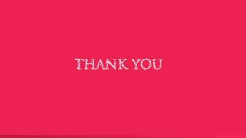Thank you animated text graphics modern style video. Stock Footage 106457527