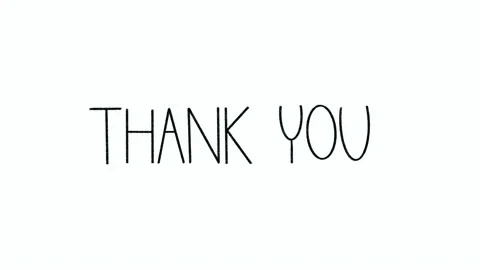 Thank you animation Stock Footage 164909634