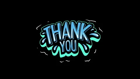 Thank You Animation Stock Footage 260825055