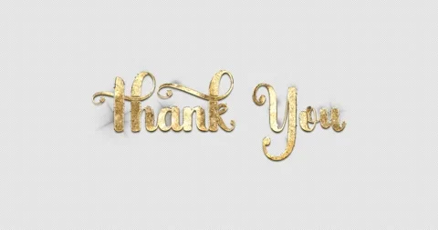 Thank You Animation Stock Footage 338401281