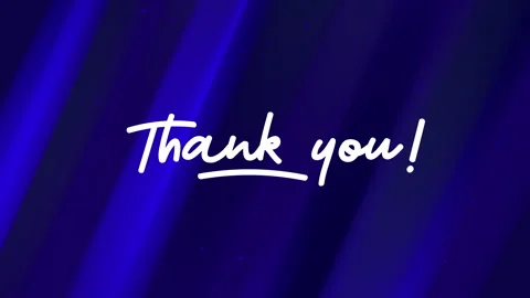 Thank You blue gradient Background 스톡 동영상 313517851