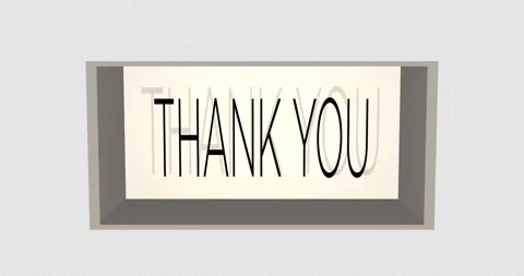 Thank You Box 01-alpha Stock Footage 232374563