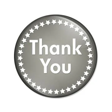 Thank you button Stock Illustration