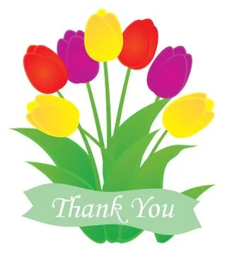 Thank You Card Stock Illustration