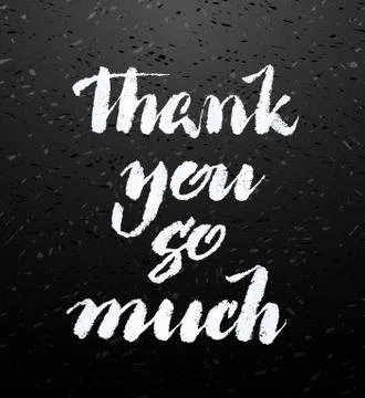Thank you card. Stock Illustration