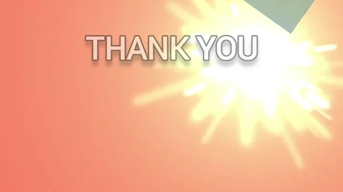 Thank You for Coming Message Intro Stock Footage 308658950