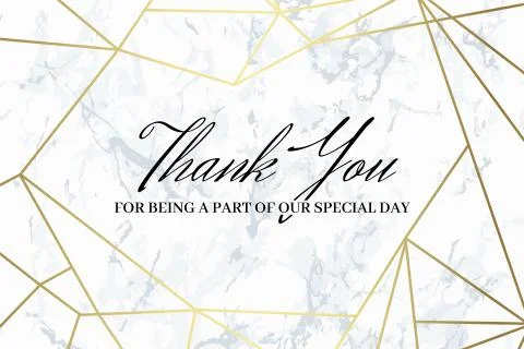 Thank you design template Stock Illustration