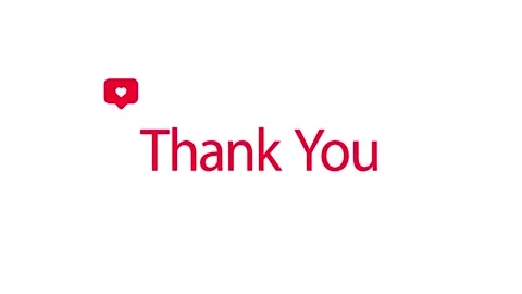 Thank you Vídeos de archivo 162168920