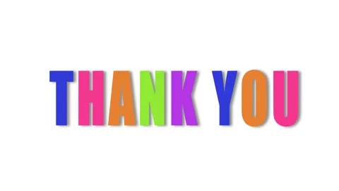 Thank you Stock Footage 224862242