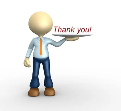 Thank you! Illustrazione stock