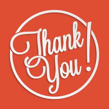 Thank you Illustrazione stock