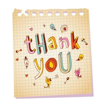 Thank you Stock Illustration