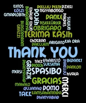 Thank you Illustrazione stock