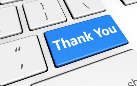 Thank You Keys Stock Illustration