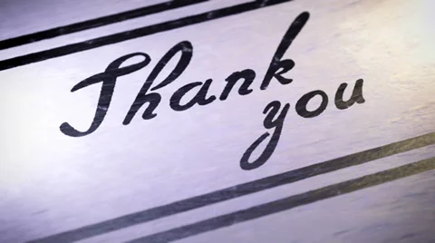 Thank you. Looping. Stock Footage 37925769