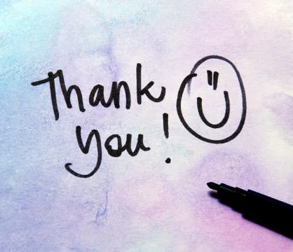 Thank you message Stock Photos