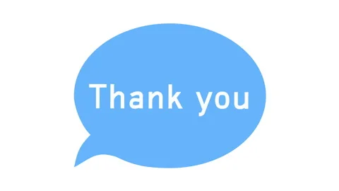 Thank You in Multilanguage or Many Language in Bubble Text Animation Stock Footage 155557099