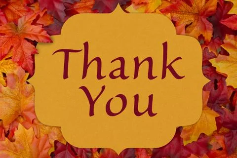 Thank you note Stock Illustration