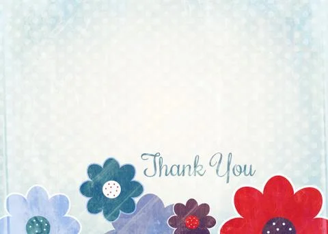 Thank You Note Paper Stock-Illustration