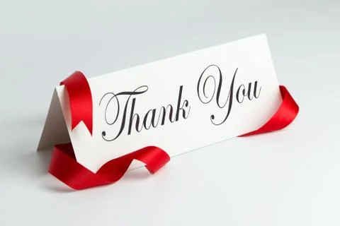 Thank you note Stock Photos