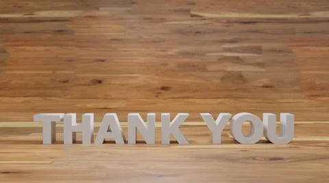 Thank you sign text object , 3D illustration rendering 스톡 일러스트