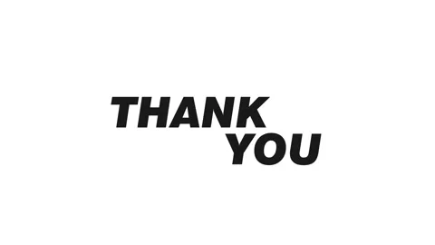 Thank you Smooth text animation Stock-Footage 161546161
