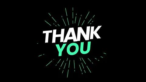 Thank you teaser background animation. Stock Footage 252138865