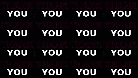 Thank You Text 01 Stock Footage 147262523