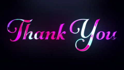 Thank You Text 03 Stock Footage 147598559