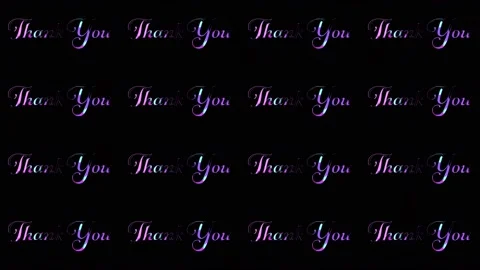 Thank You Text 04 Stock Footage 147659776