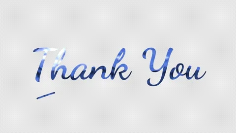 Thank You Text Animation 4 Stock Footage 313614735